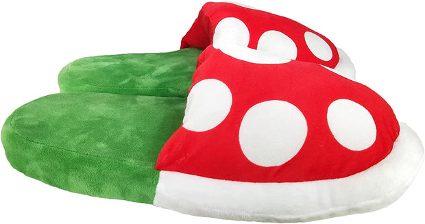 Super Mario Piranha Plant Slippers and Pipe Holder